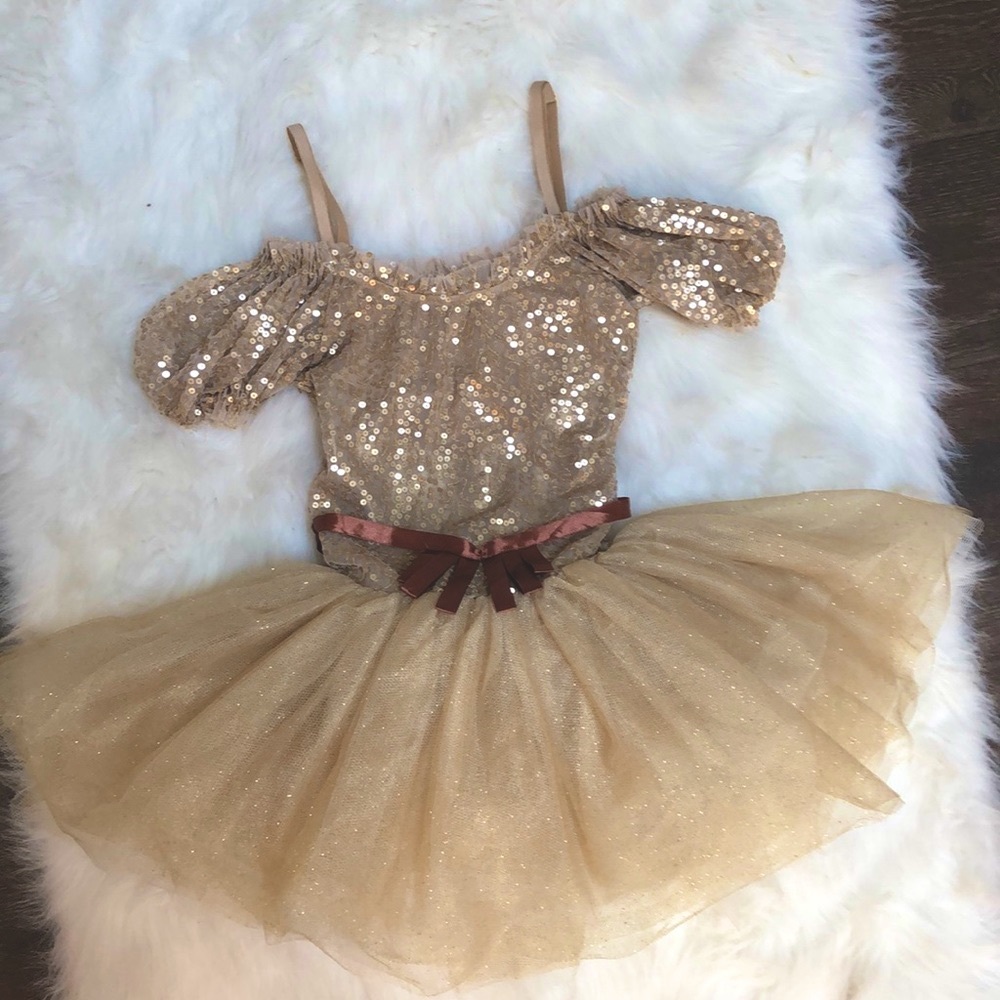 Revolutions Gold Ballet Dance Costume | Poshmark